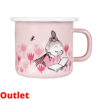 Moomin Кружка эмалированная Девушка в саду, 250 мл (ТОВАР ИЗ АУТЛЕТА)